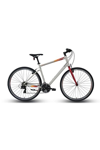 Carraro SPORTIVE 321 ERKEK ŞEHİR BİSİKLETİ 480H V 28 JANT 21 VİTES MAT GRİ KIRMIZI TURUNCU