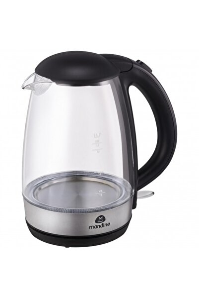 Mandine Fierbator de apa MWK2200CL-20, 2200 W, 1.7 Litri, Vas transparent cu ...
