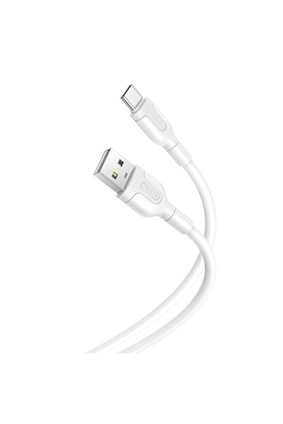 Xo Cablu USB - USB-C, 1m, 21A, Alb