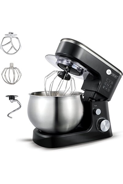 Afra Stand Mixer, 1200W, 5L Stainless Steel Bowl, 6 Speed, 7635 Copper Motor, Metal Gear Design, Ant
