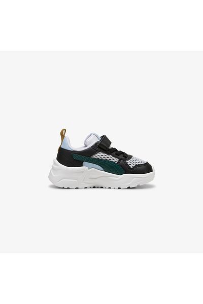 Puma Trinity 2 Lt Run Fun Kids White Sports Shoes