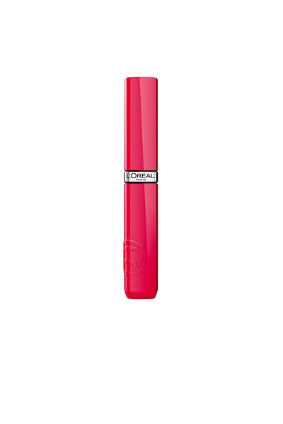 L'Oreal Paris Ruj lichid cu finisaj lucios si culoare de durata, INFALLIBLE LAQUE, 250 pink oulala, 4.3 ml