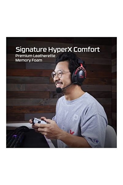 HyperX سماعة الألعاب اللاسلكية كلاود ألفا - أسود/أحمر