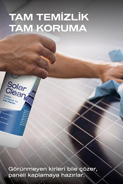 Nasiol SolarClean Güneş Panelleri İçin Yüzey Ön Temizleyici-500ml