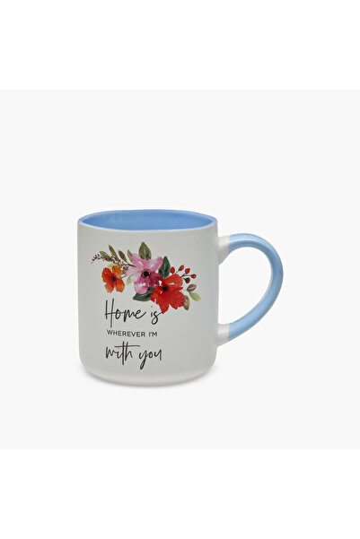 Lifestyle Graphic Print New Bone China Mug - 410 ml