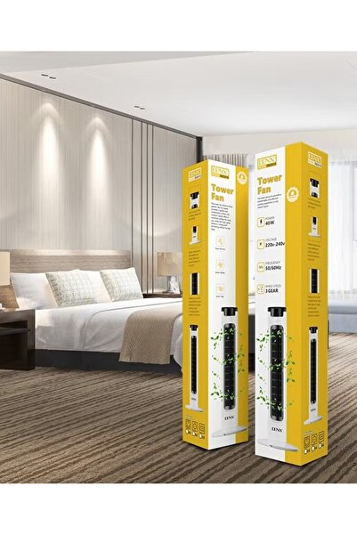 Denx Tower Oscillating Fan Without Blades, Quiet Portable Cooling Fan