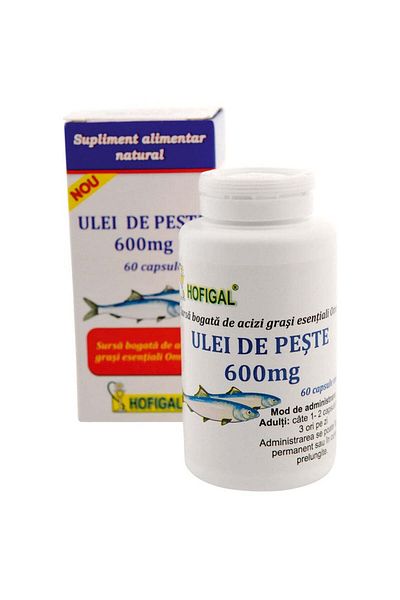 Hofigal Fish Oil 600 mg, 60 Capsules,