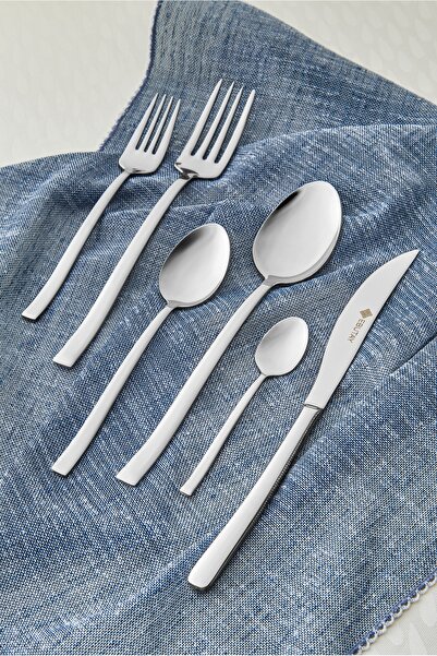 EBUTAY Osaka 30 Piece Stainless Steel Cutlery Set – Modern and Glossy Design