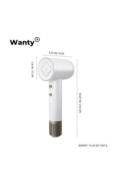 Wanty Uscator de Par Ionic Profesional Wanty®, Feon, 150.000 RPM, 1500W, 2 Viteze