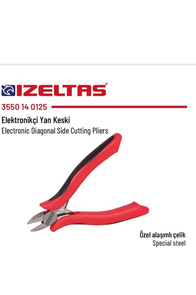 İzeltaş Elektronikçi Yan keski 125mm