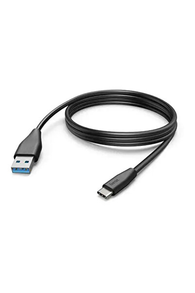 Hama Cablu date 183343, USB-A - Type C, 3m, negru