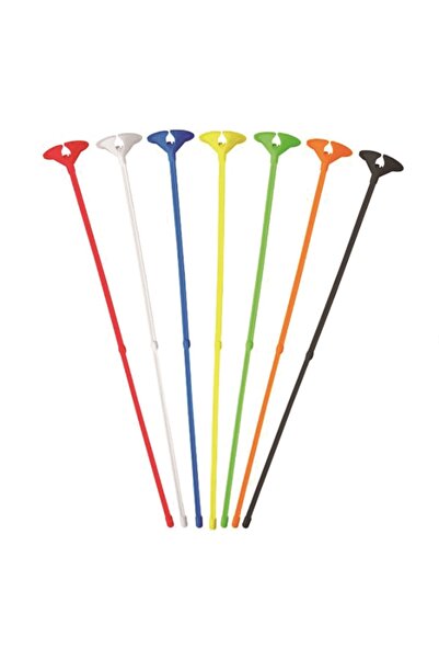 SDX Market Set de 12 bețișoare colorate pentru baloane, 40 cm