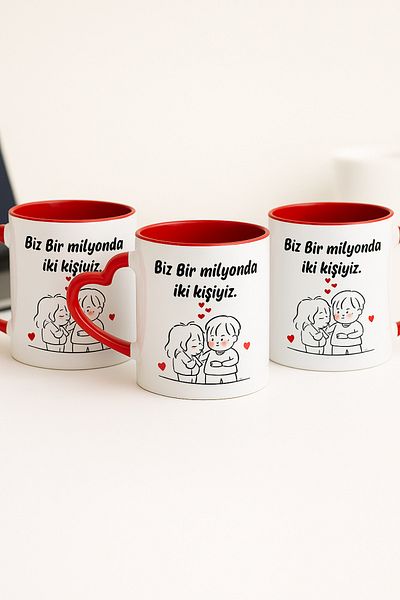 çokaş 3 Pack Large Size Magic Mug for Lover