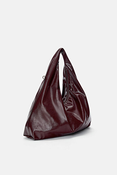 Pull & Bear Buruşuk görünümlü tote çanta