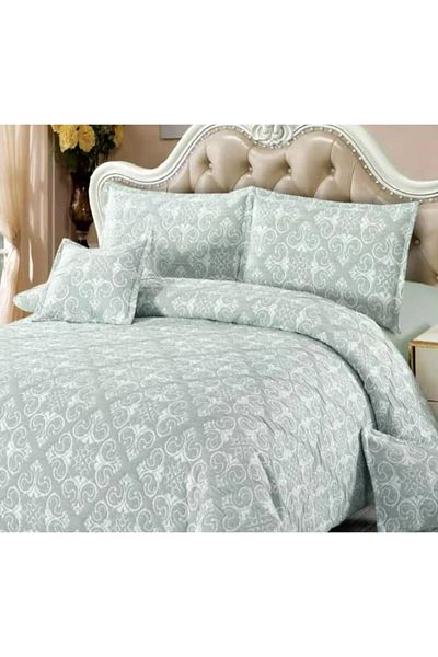 CHIRASO CHIRASO Linen, Crepe Muslin, Microfiber, Sheet 220x240 cm, Duvet Cover, 4 Pillowcases