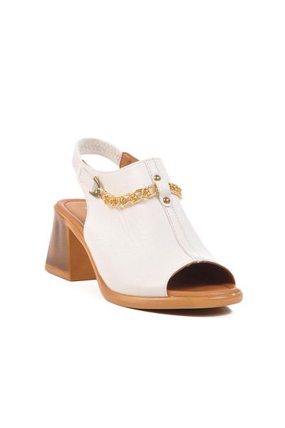 Pierre Cardin PC-54632 Z Pantofi de seară pentru femei din piele naturală albă