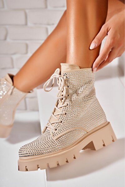 Joana Ghete Dama Imblanite Bej din Piele Ecologica Intoarsa Halei