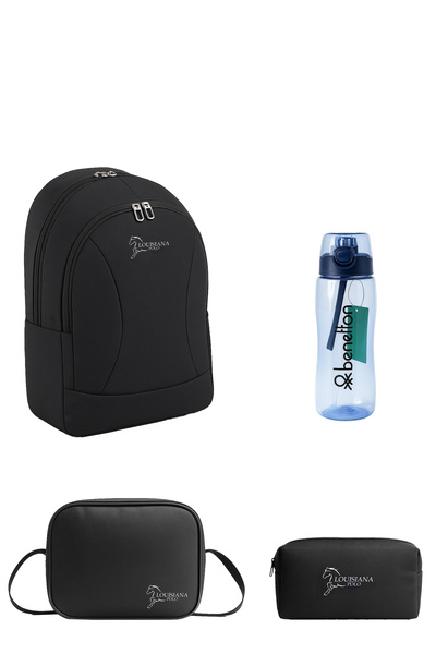 louisiana polo Set școală – Geantă + Nutriție termică + Suport stilou + Sticl...