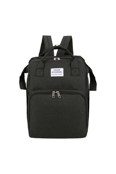 CLICK Rucsac Multifunctional pentru Mamici Mom, cu Patut Pliabil si Baza de Schimbat, Rezistent la A