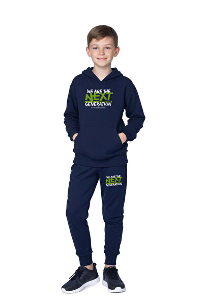 panios kids SET DE PANTALONI DE ANTRENAMENT CU CAPAC CU BUCĂTĂ DE CANGUR NEXT...