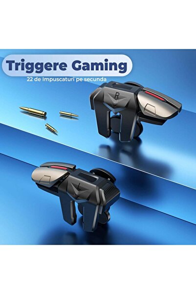 Timebox Gaming triggers for phone, tablet, 8 buttons based on impulse Compatible with Pubg, Fortnite, Call o