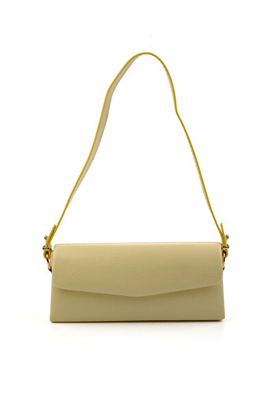 Bambi Sarı Kadın Omuz Çantası C06964023909