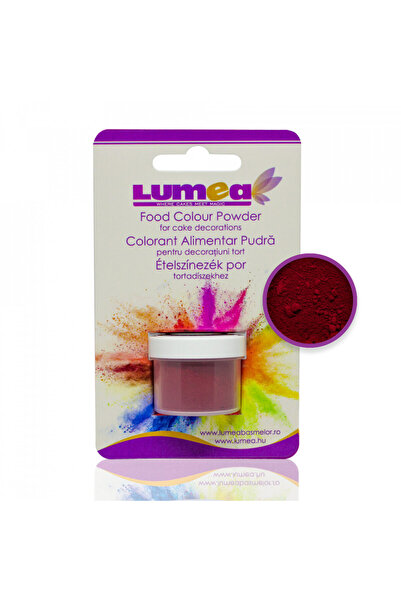 Lumea Хранителен оцветител на прах с цвят на череша, 2 г -