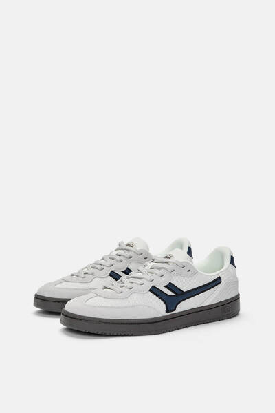 Pull & Bear Retro kumaş spor ayakkabı