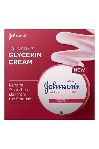 Johnson Johnson's Glycerin Cream for Cracked Skin