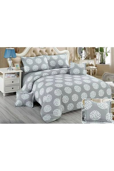 CHIRASO CHIRASO Linen, Crepe Muslin, Microfiber, Sheet 220x240 cm, Duvet Cover, 4 Pillowcases