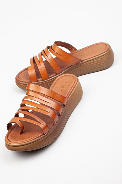 Adım Adım Дамски сандали от естествена кожа в черно