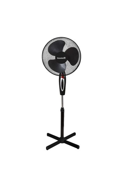 Hausberg Ventilator cu picior HB-5100, 55 W, 3 viteze, 40cm, Negru