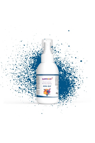 Lumea Течен оцветител за храна на водна основа, кралско синьо, с пулверизатор...