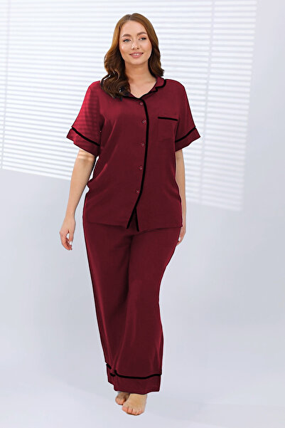 Clyfora طقم بيجامة بأكمام قصيرة