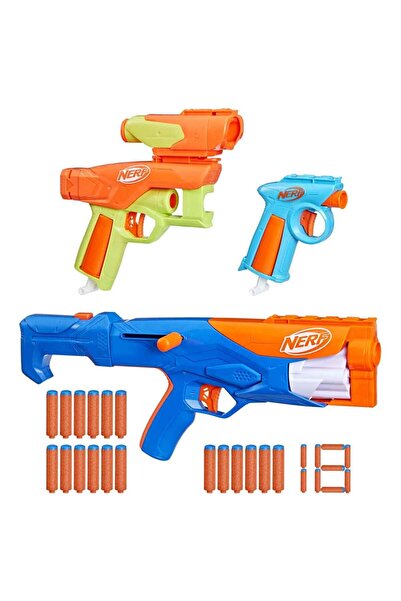 Nerf N-Series Gear Up 18 Bullet 3-Piece Sponge Darts Launcher Gun Set