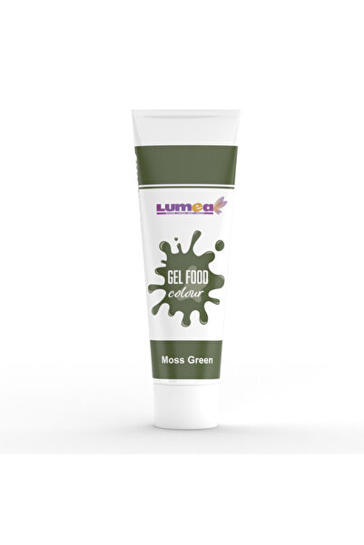 Lumea Colorant alimentar gel Verde muschi, tub, 30g -