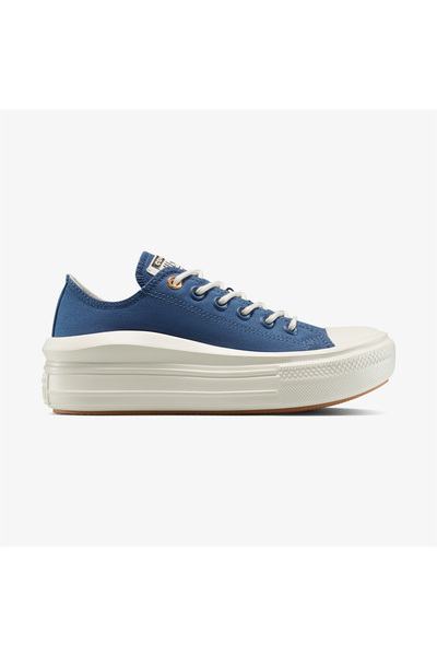 Converse حذاء رياضي Chuck Taylor All Star Move Platform للجنسين باللون الأزرق