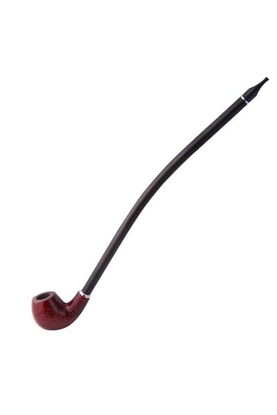 Adomnes Long Handle Pipe, Adomnes, 40.5cm, Wood, Printed Maroon
