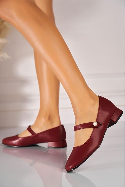 Joana Women's casual shoes Bordeaux made of ecological leather Suzana2