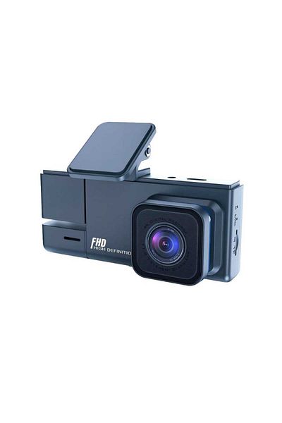 Timebox Cameră auto, cameră auto Full HD 1080p, unghi larg 170°/130°, ecran LCD cu control tactil, parbriz