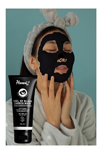 Homm Life DenEs Life Homm Bitkisel Soyulabilir Siyah Karbon Maske