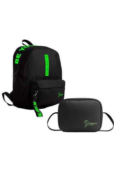 louisiana polo School Set – Backpack + Thermal Nutrition Green 1140