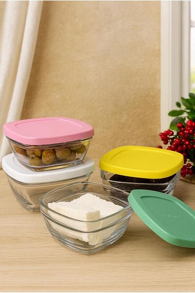 Paşabahçe 4-piece storage container