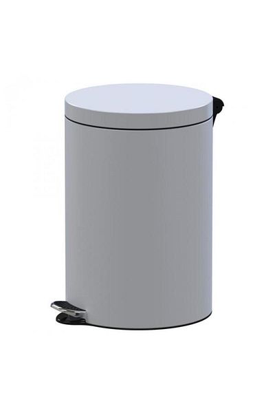 Studio Casa Trash Bin with Pedal Studio Casa, Antiseptic, Metal, 5L, White