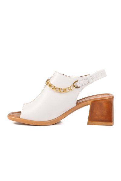 Pierre Cardin PC-54632 Z Pantofi de seară pentru femei din piele naturală albă