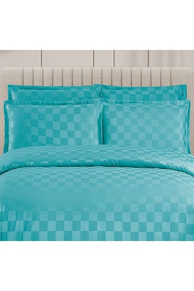 CHIRASO Lenjerie CHIRASO, DAMASC Elegant, Cearceaf ELASTIC 180x200+25cm, Husă Pilotă 200x230cm, 2 Fețe Pernă