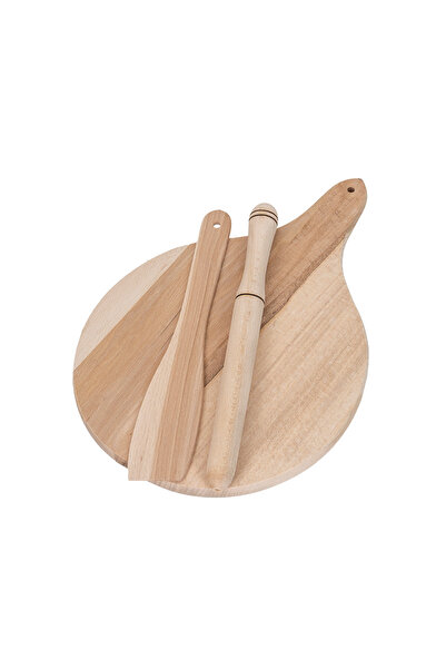 Z-Tools Set de polenta format din 3 piese, din lemn de fag, grosime 20 mm / EXT6088