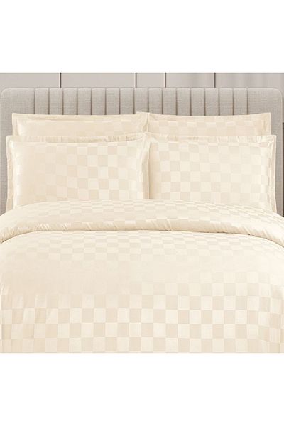CHIRASO CHIRASO Bedding, Elegant DAMASK, ELASTIC Sheet 180x200+25cm, Duvet Cover 200x230cm, 2 Pillowcases