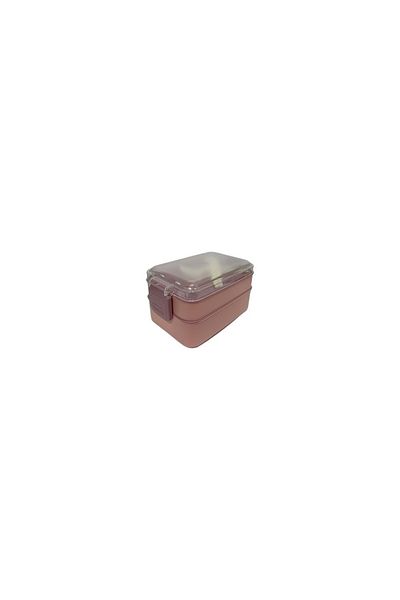 tüftürük Astral Life Nutrition Container Set Storage Container 2 Compartments Cutlery Gift