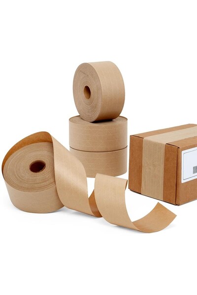 PROCART Wettable tape, kraft paper, roll 70 mm x 200 m, weight 70 g